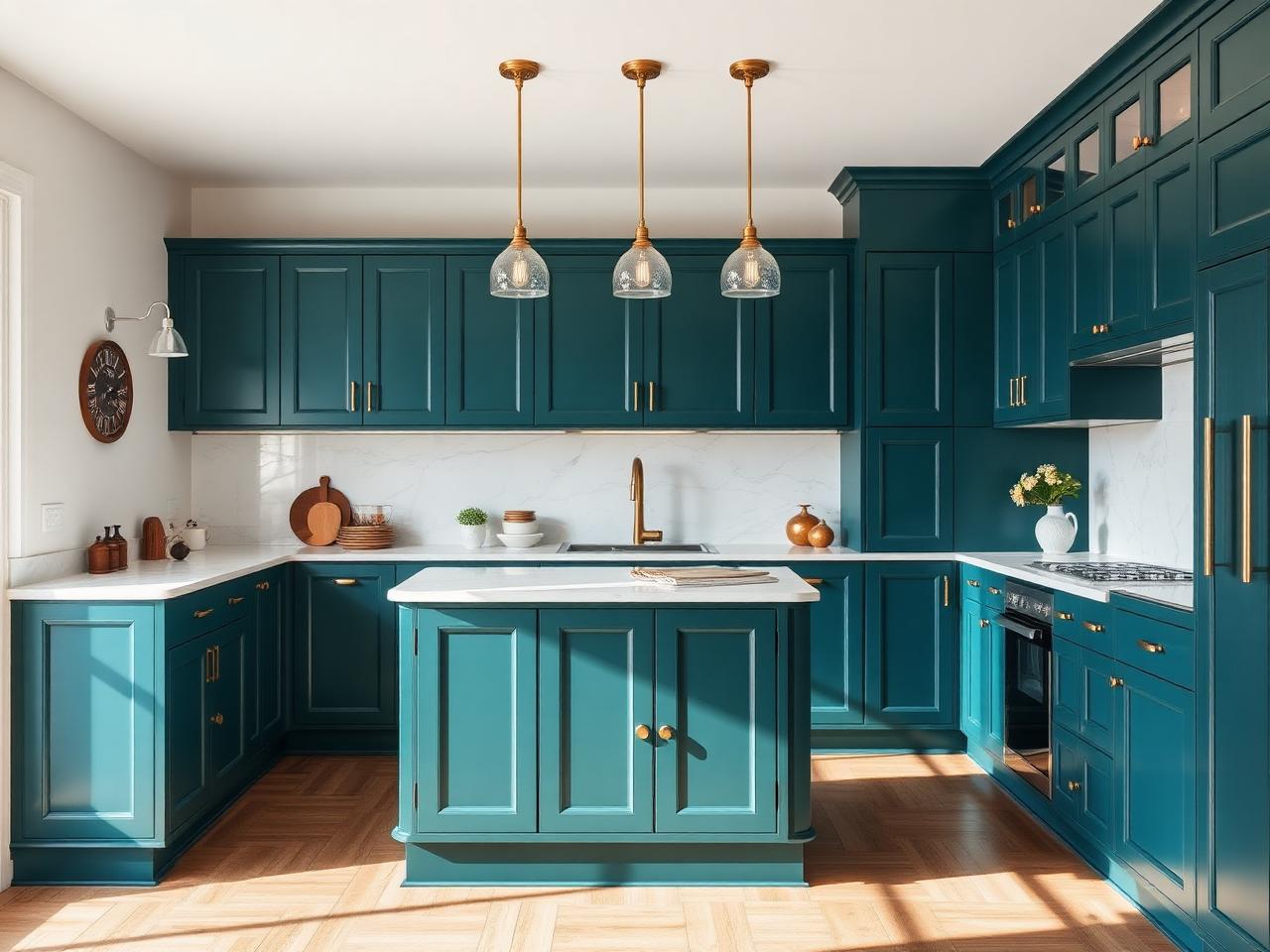 Fachada estilo Clásica sofisticada pintada con Mediterranean Blue de Berel