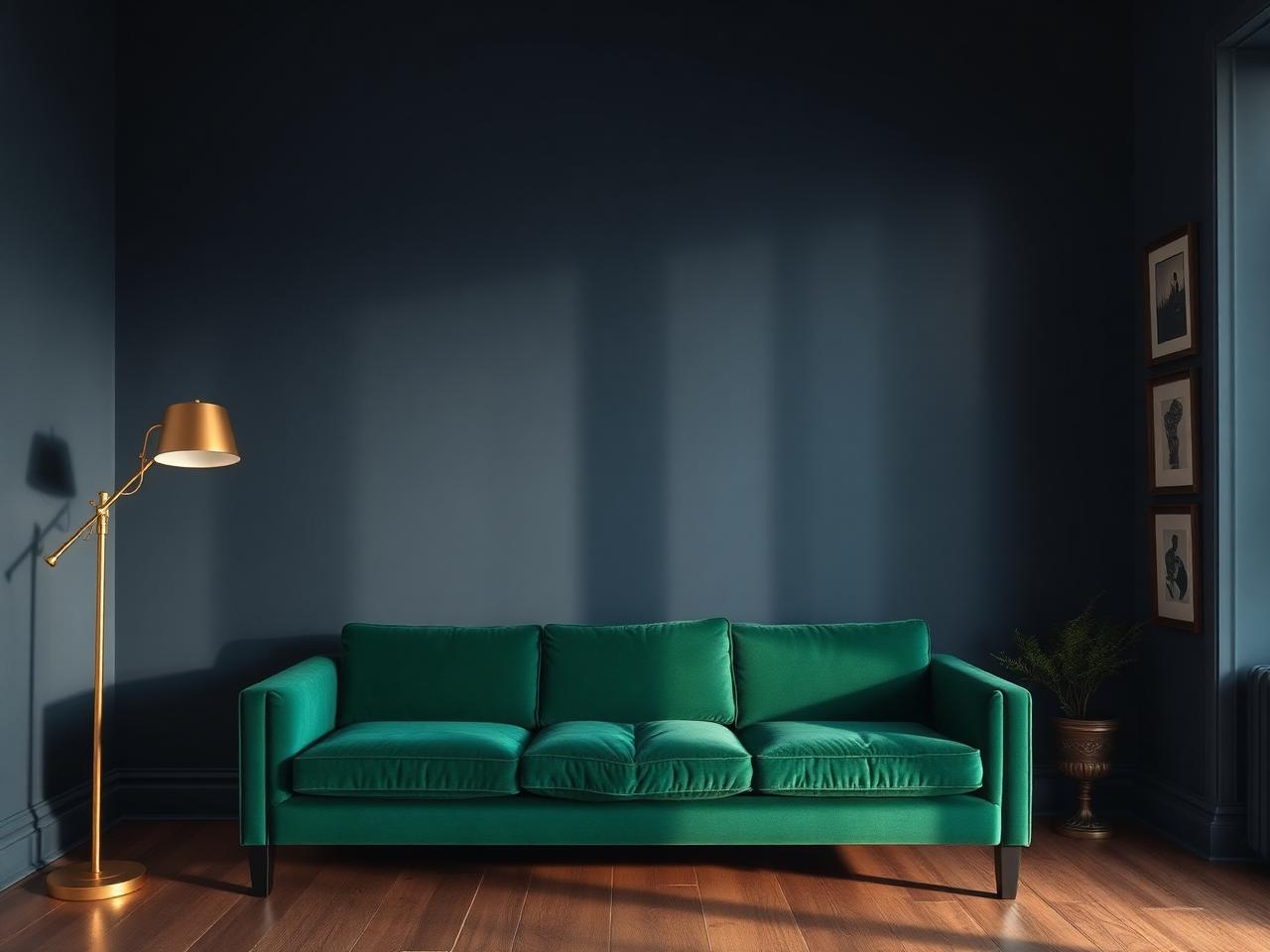 Fachada estilo Elegante nocturna pintada con Magnético de Berel